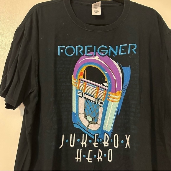 Foreigner Jukebox Hero Graphic Tee - Picture 3 of 5